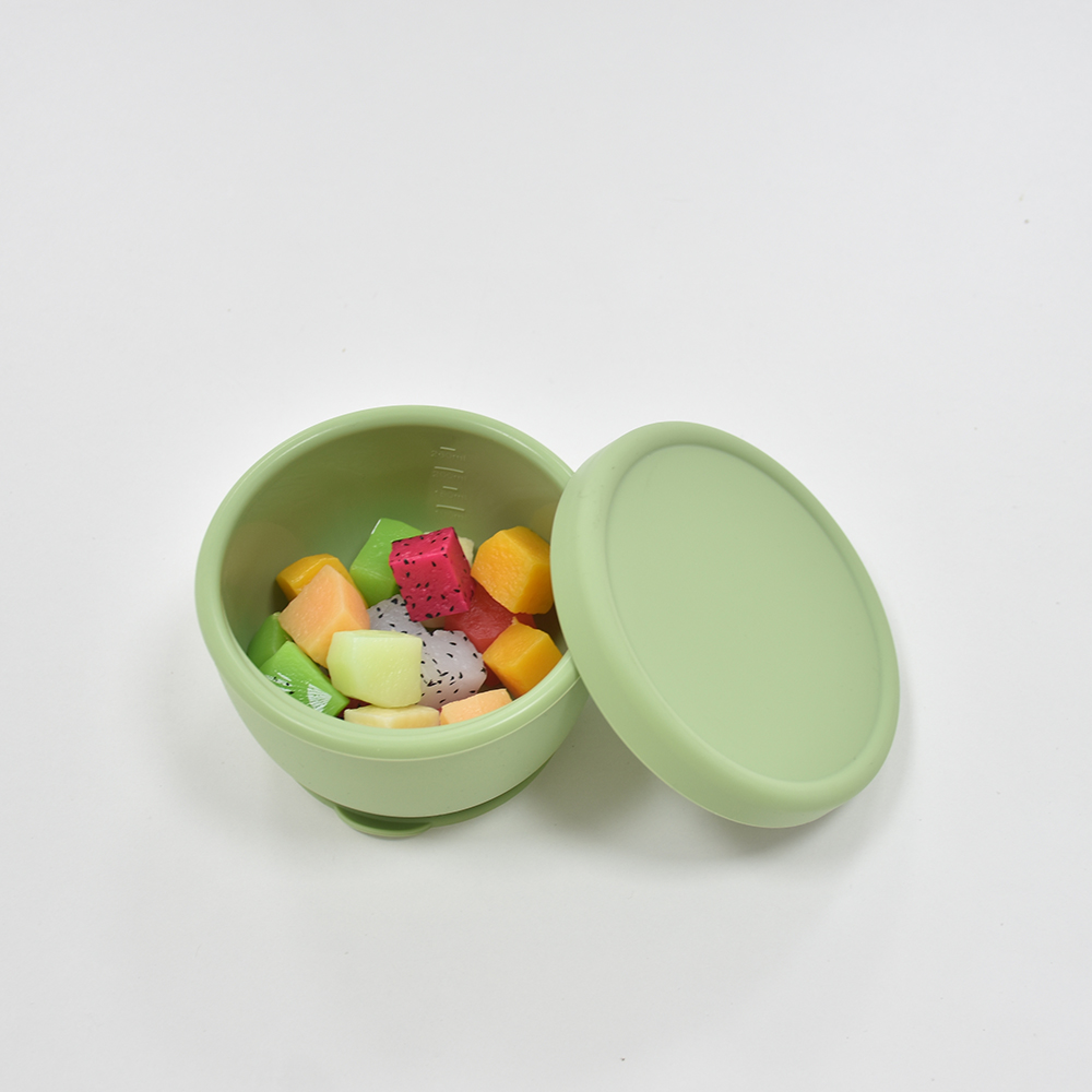 Silicone Suction Bowl with Lid - Baby Food Jars With Lids review and price