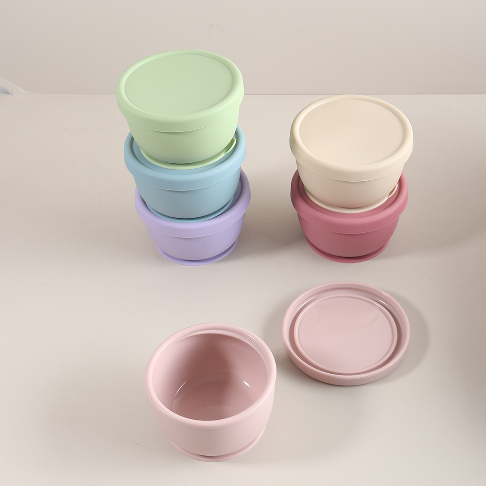 Silicone Suction Bowl with Lid - Baby Food Jars With Lids review and price